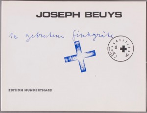 Joseph Beuys - Zwei weibliche Torsi (Two Female Torsos), 1975, color lithograph on wove