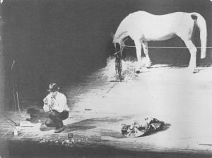 Joseph Beuys - Iphigenie (Iphigenia), 1973, silkscreen on gold-colored vinyl sheet