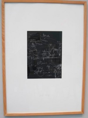 Joseph Beuys - Tafel II (Blackboard II), 1980, silkscreen on cardstock