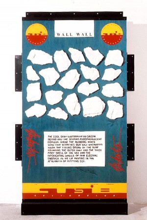 Ashley Bickerton - Wall Wall #8 (The Cool Damp Subterranean), 1988