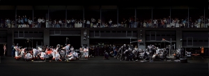 Andreas Gursky - F1 Boxenstopp II, 2007, chromogenic print mounted on Plexiglas in artist's frame