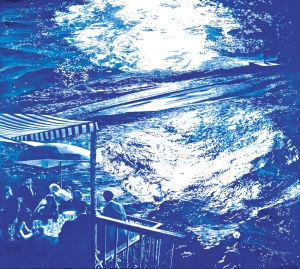 Mark Tansey - Wake, 2003, oil on canvas