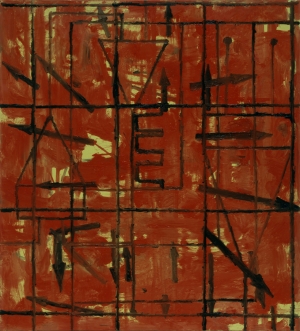 Terry Winters - Set Diagram 52, 2000, oil on linen